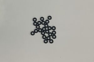 Set of O-rings Black